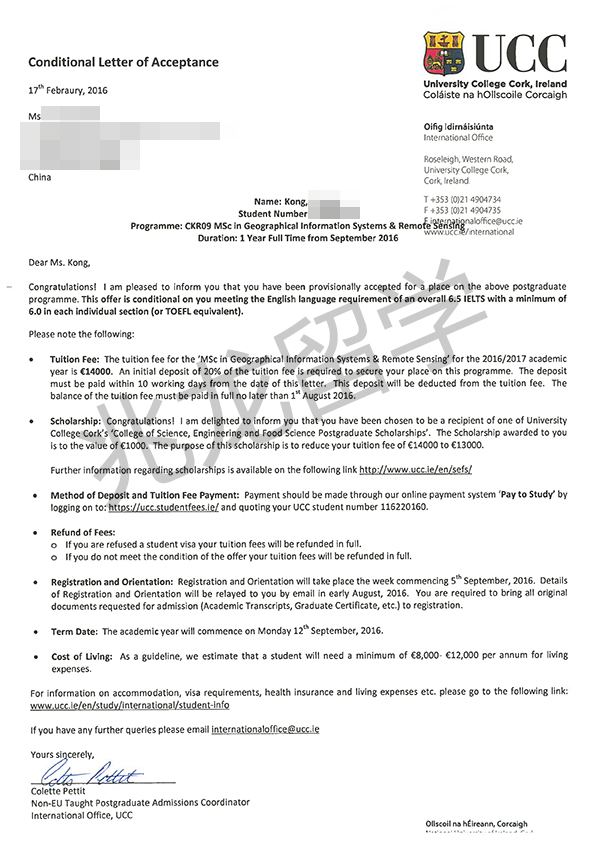 孔玲玲的cork大学的offer,1000欧元奖学金.jpg