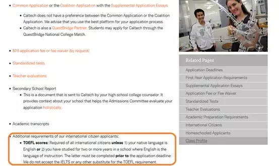 Cal TechIELTSɼ,ҪѧʱύTOEFLɼǰעǰѯ˶ѧУҪ.webp.jpg