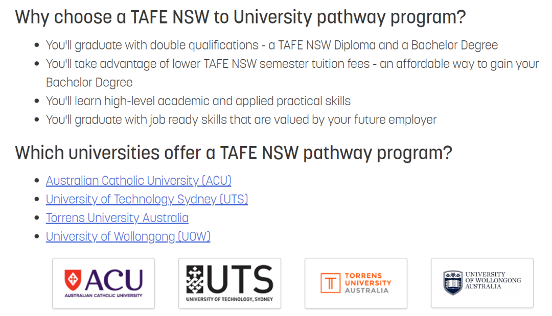 在TAFE学院大专毕业后还可以继续衔接澳大利亚其他名校的本科课程.jpg