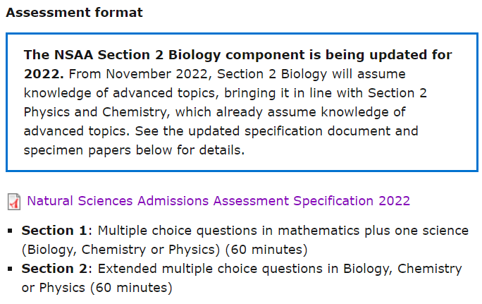 NSAA,Natural Sciences Admissions Assessment,自然科学入学考试.jpg