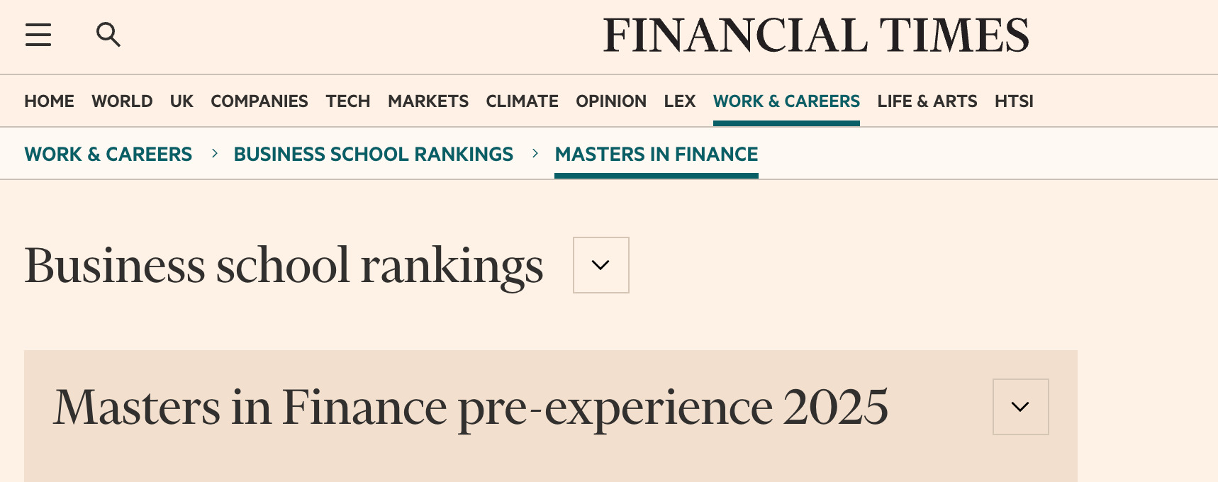 英国《金融时报》FT 全球金融硕士排名.JPG